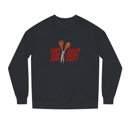 Snip Snap! — Michael Scott Vasectomy Retro Sweatshirt (Dark)