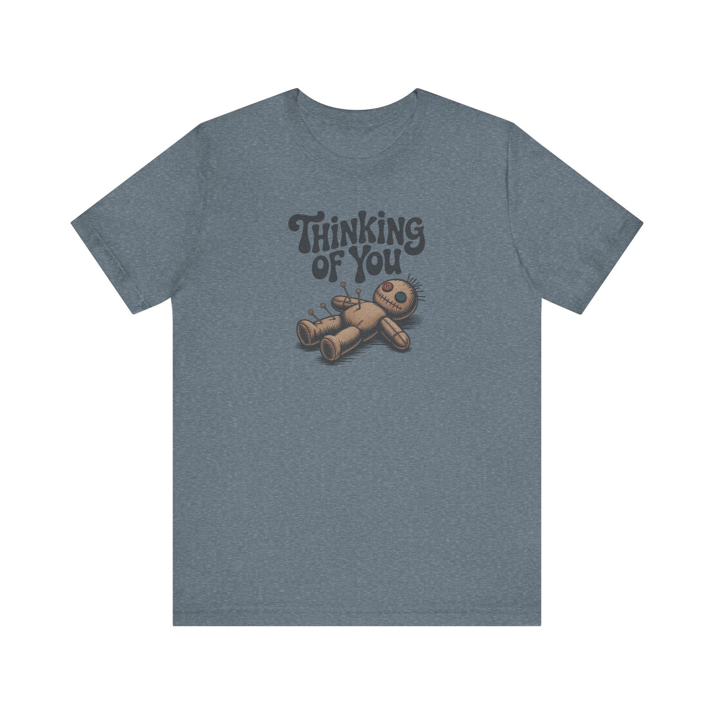 The Voodoo That You Do, So Well — Retro Voodoo Doll Tee (Light)