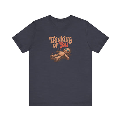 The Voodoo That You Do, So Well — Retro Voodoo Doll Tee (Dark)