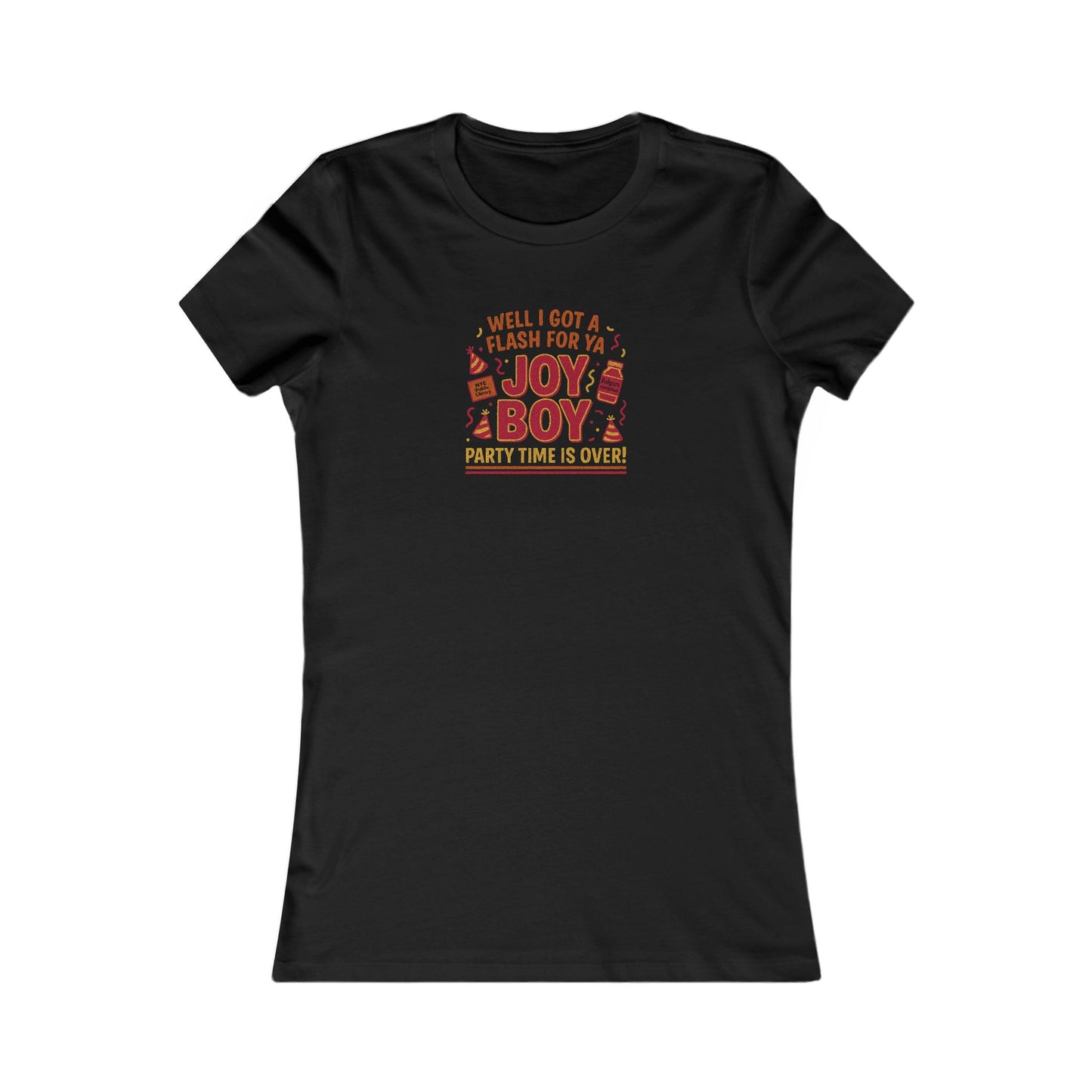 Joy Boy — Seinfeld Library Investigator Women's Tee (Dark)