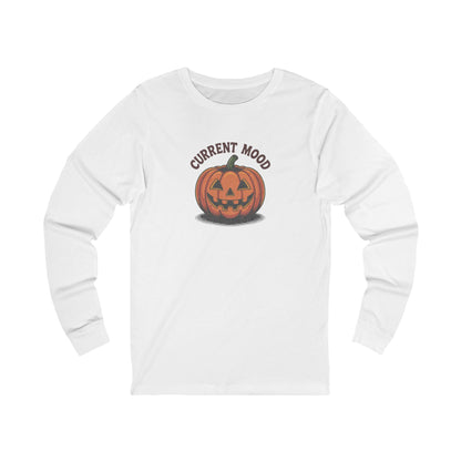 Current Mood (Vintage Jack) — Retro Halloween Long Sleeve (Light)