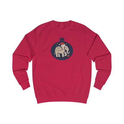 White Elephant Season — Retro Christmas Graphic Sweatshirt (Light)