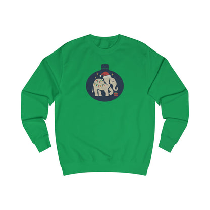 White Elephant Season — Retro Christmas Graphic Sweatshirt (Light)