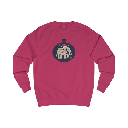 White Elephant Season — Retro Christmas Graphic Sweatshirt (Light)