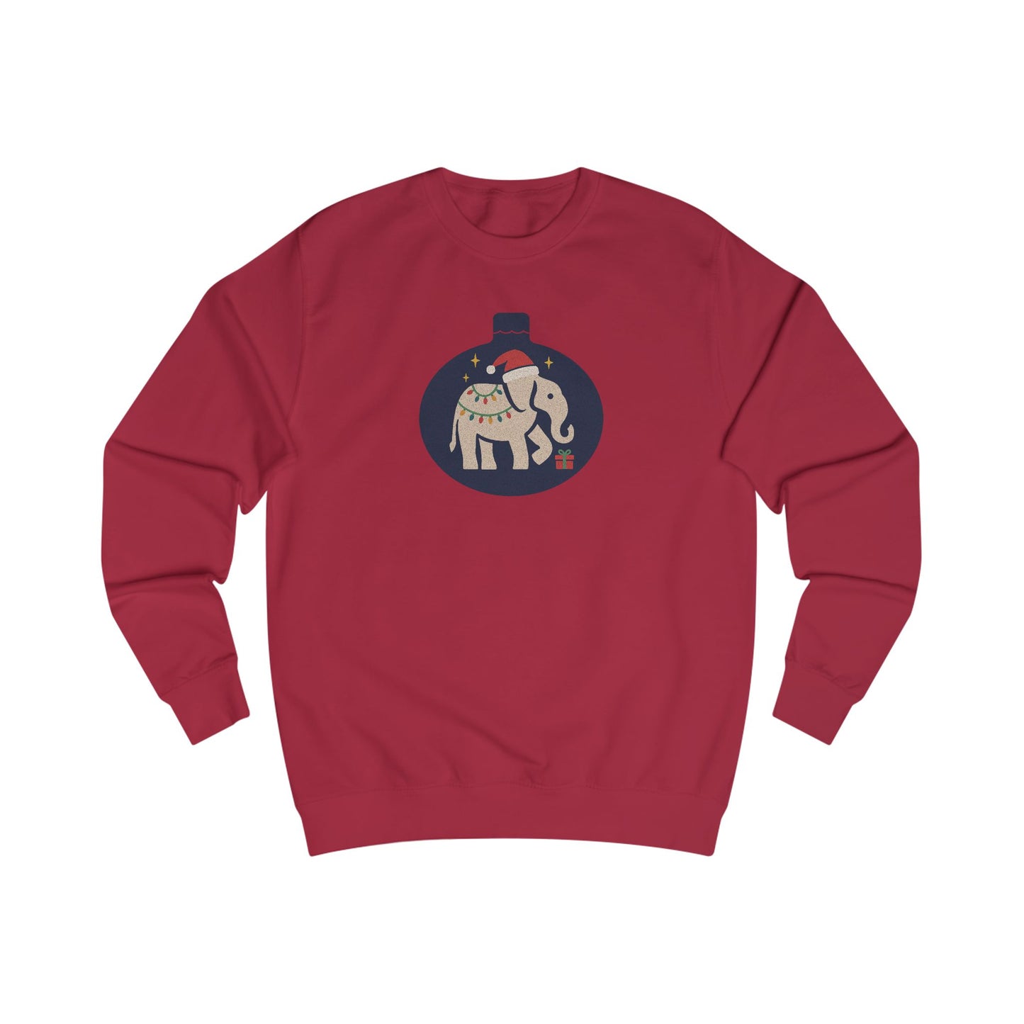 White Elephant Season — Retro Christmas Graphic Sweatshirt (Light)