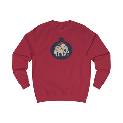 White Elephant Season — Retro Christmas Graphic Sweatshirt (Light)