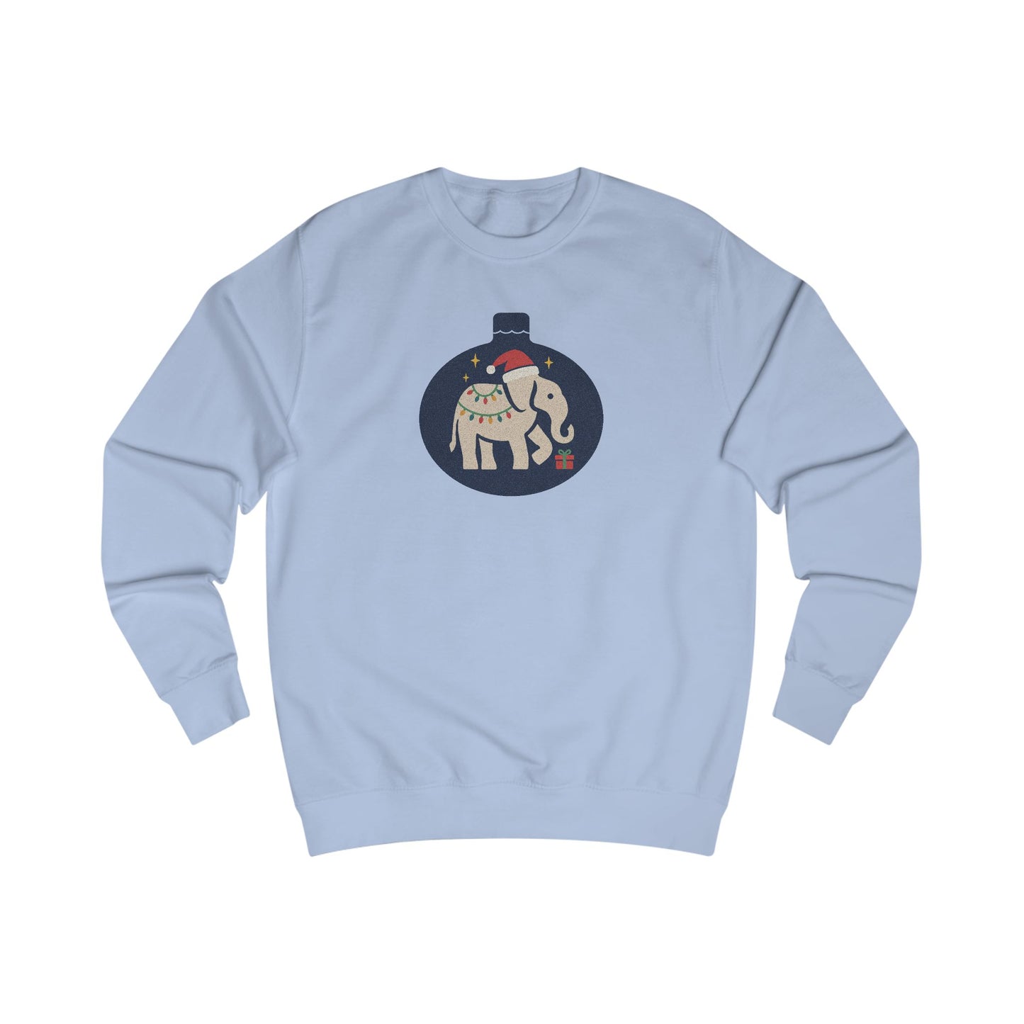 White Elephant Season — Retro Christmas Graphic Sweatshirt (Light)