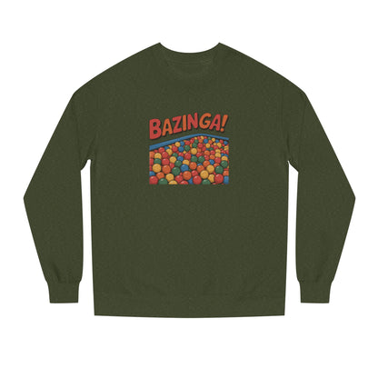 Bazinga! Ball Pit — Big Bang Theory Retro Sweatshirt (Dark)
