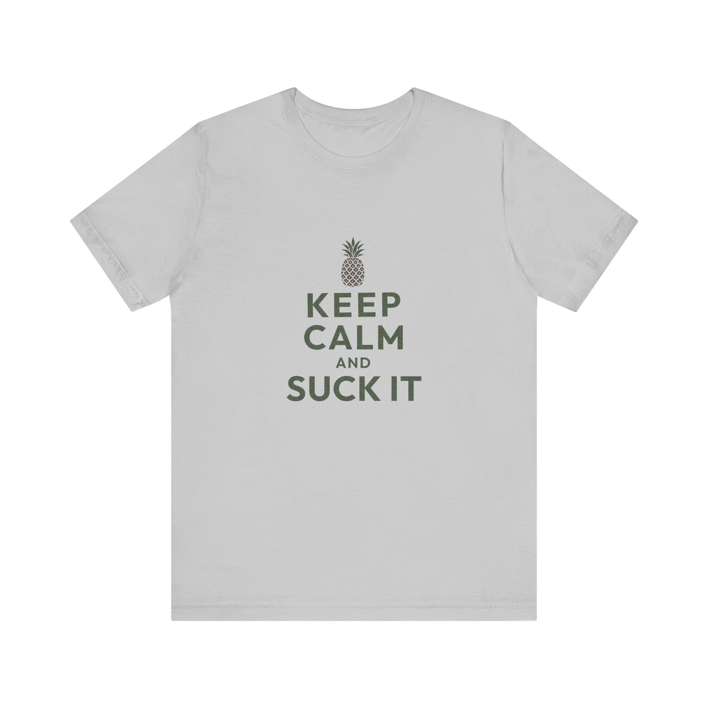 Keep Calm and Suck It — Psych Retro Tee (Light)
