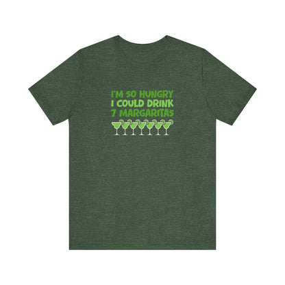 I’m So Hungry I Could Drink 7 Margaritas – Retro Tee (Dark)
