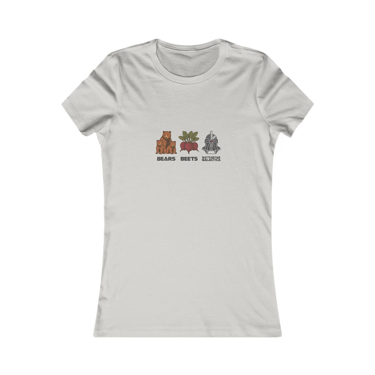 Bears, Beets, Battlestar (Captions) — Retro Women's Tee (Light)