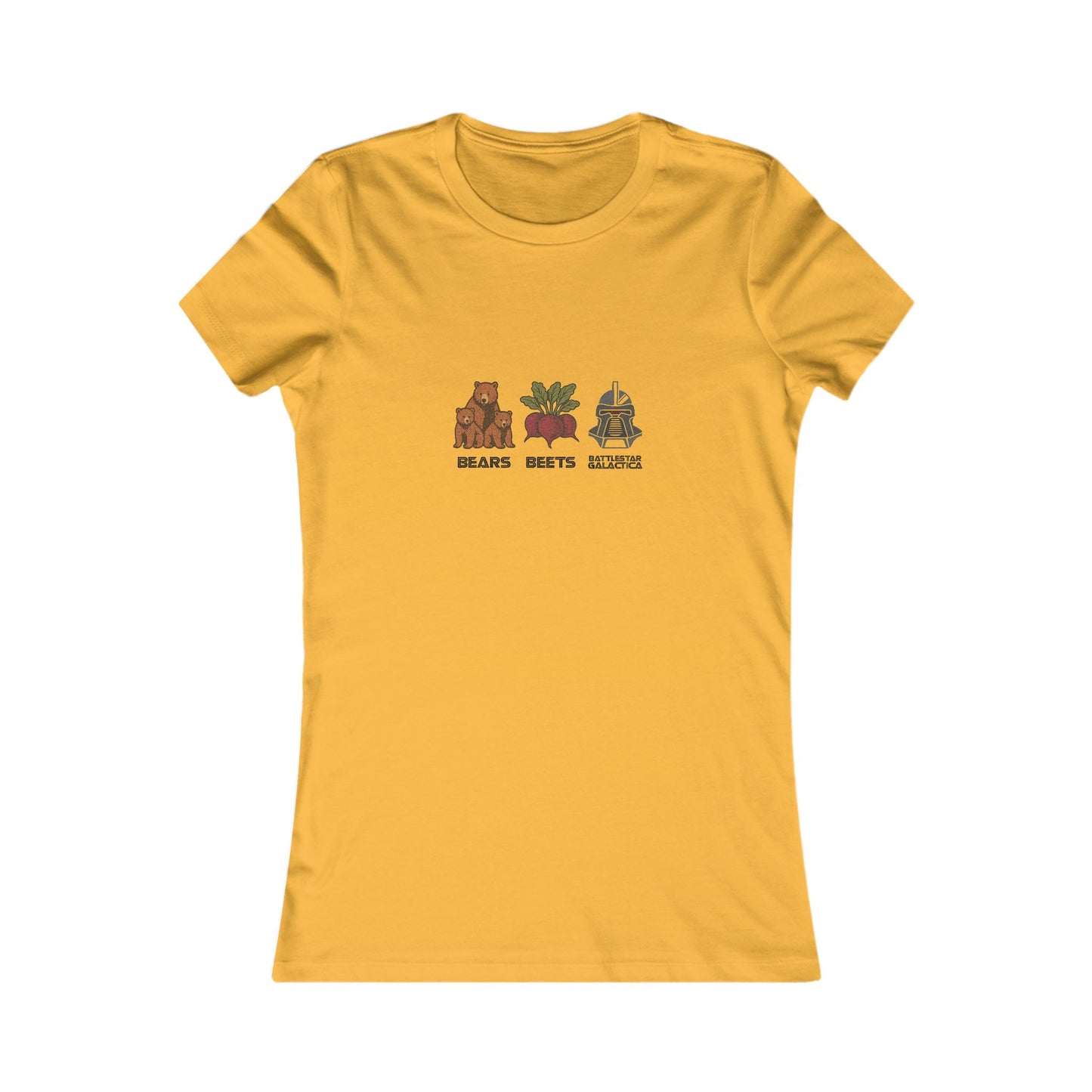 Bears, Beets, Battlestar (Captions) — Retro Women's Tee (Light)