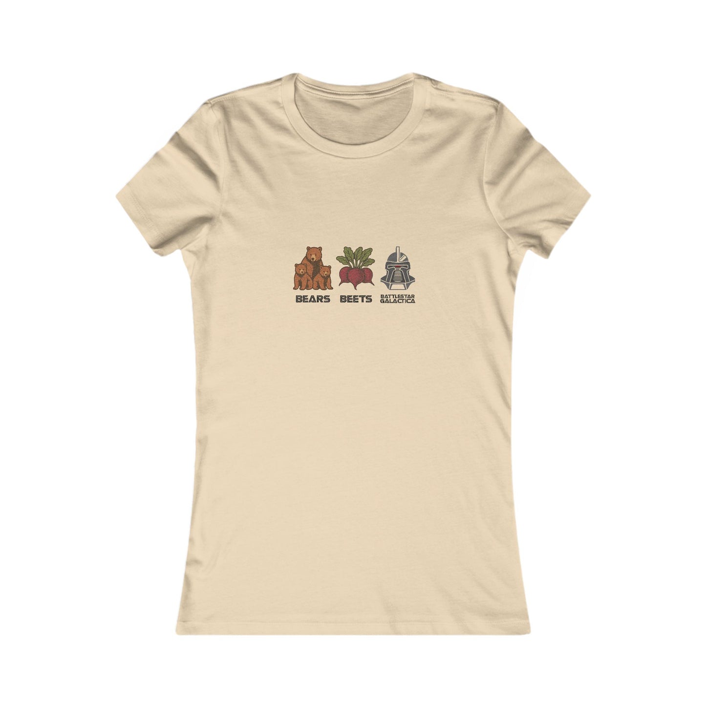 Bears, Beets, Battlestar (Captions) — Retro Women's Tee (Light)