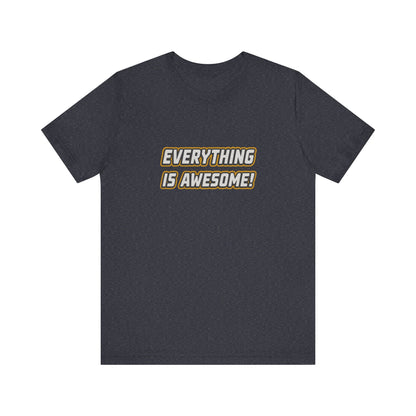 Everything is Awesome! — The LEGO Movie-Inspired Retro Tee (Dark)