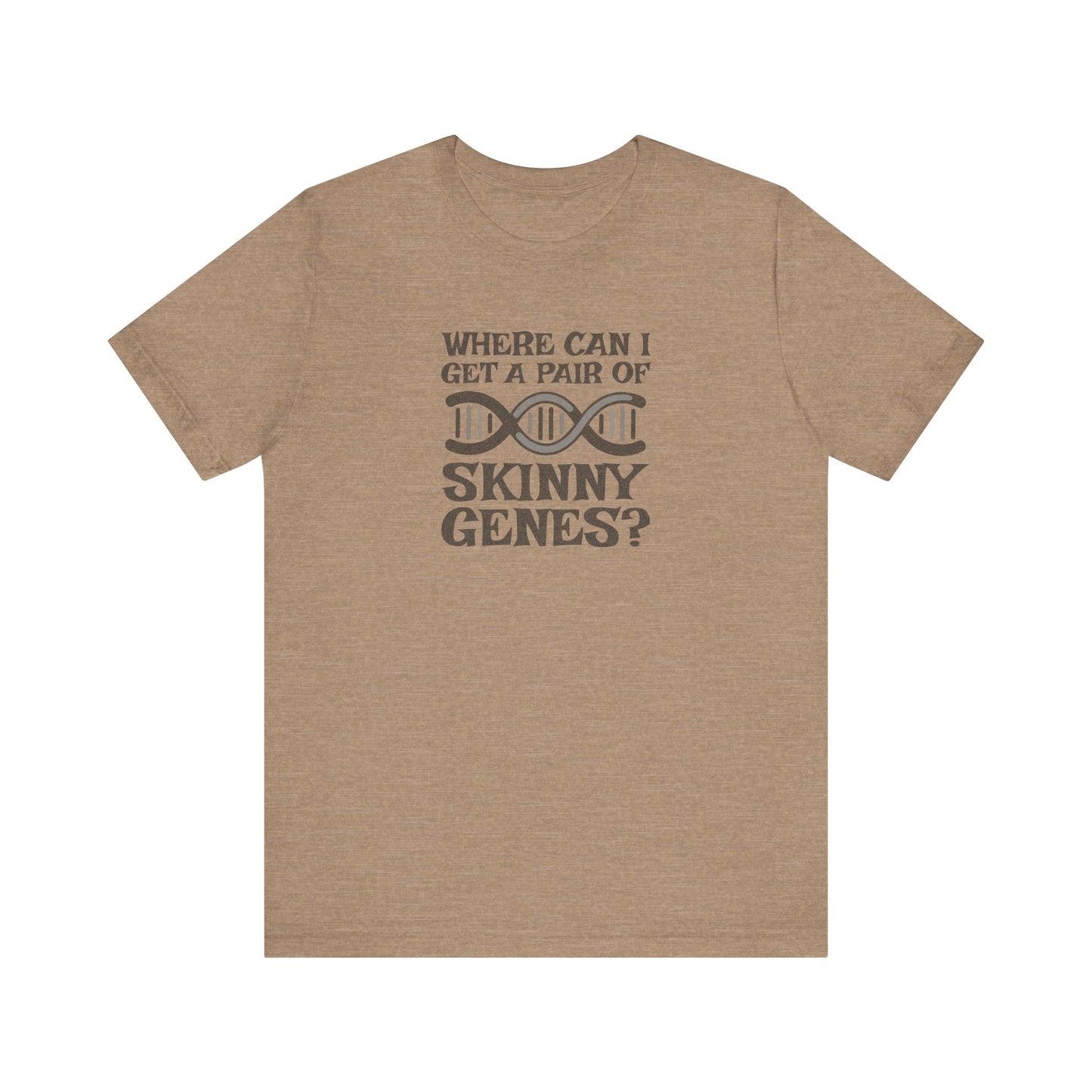 Pair of Skinny Genes — Retro Graphic Tee (Light)