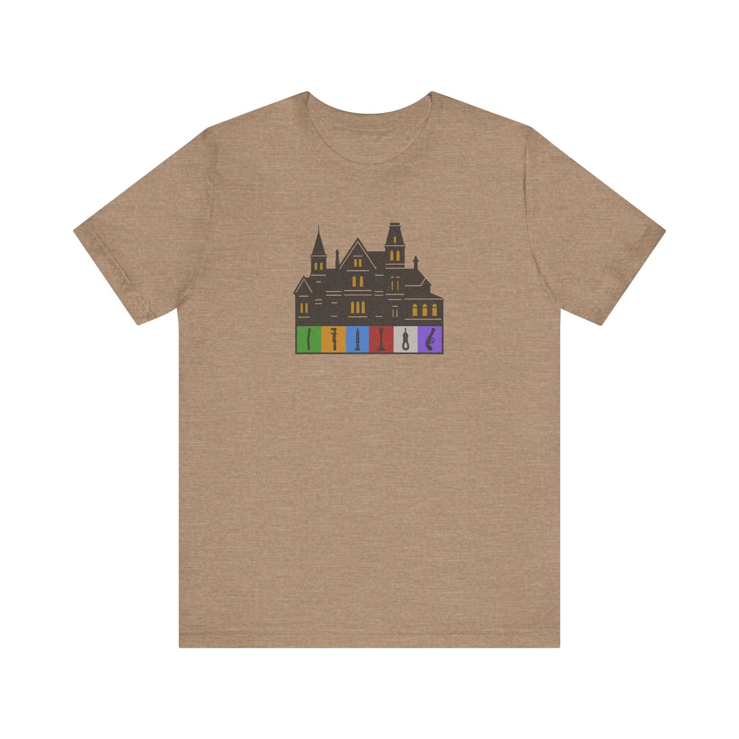 Welcome to Hill House (Off Route 41) — Clue Retro Tee (Light)