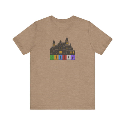 Welcome to Hill House (Off Route 41) — Clue Retro Tee (Light)