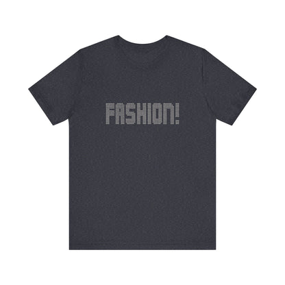 FASHION! — Psych Faux Rhinestones Retro Tee (Dark)