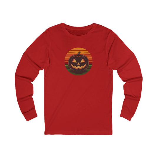 Retro Jack: Glowing Classic — Halloween Long Sleeve (Light)
