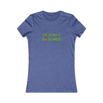 I’ve Heard It Both Ways — Psych Retro Women's Tee (Dark)