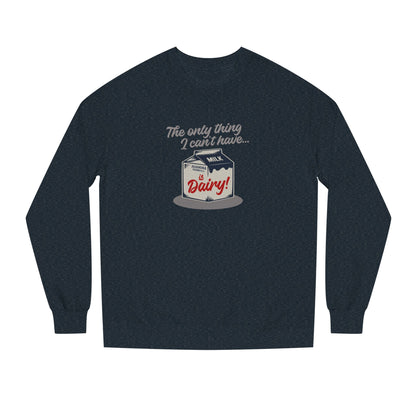 Can’t Have Dairy — Friends Jill Green Retro Sweatshirt (Dark)