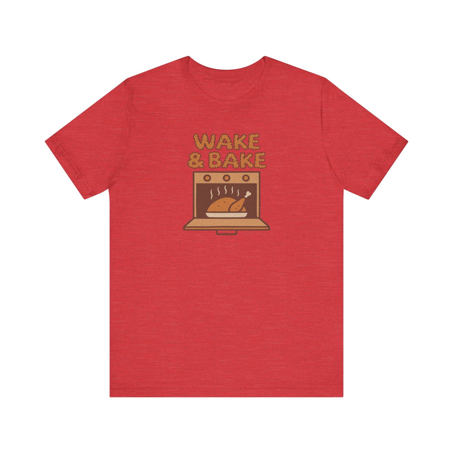 Wake & Bake — Retro Thanksgiving Turkey Tee (Light)