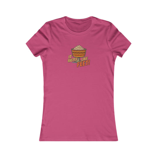 It Tastes Like Feet! — Thanksgiving Trifle Retro Women's Tee (Light)