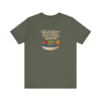 Would Anyone Care for Fruit or Dessert? — Clue Retro Tee (Dark)