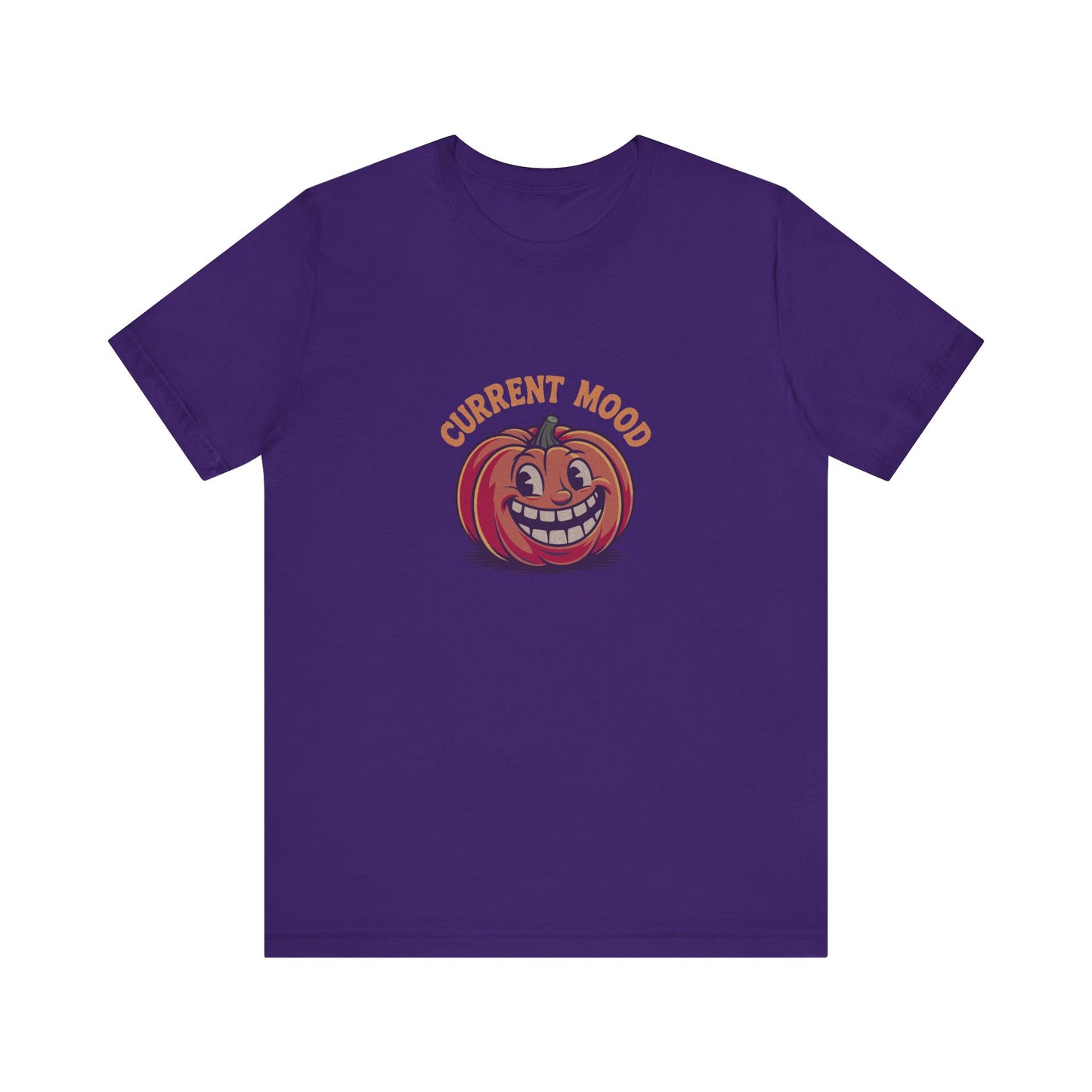 Current Mood (Toothy Jack) — Retro Halloween Tee (Dark)