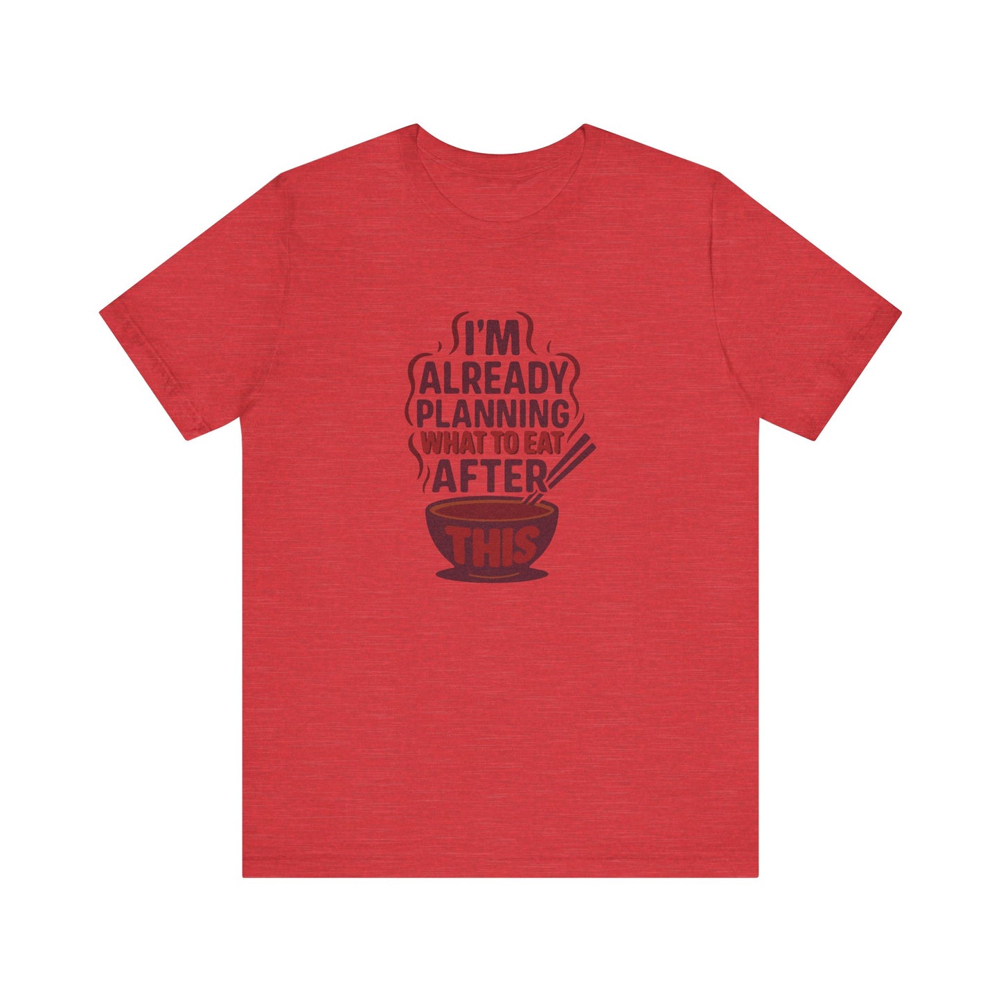 Planning What to Eat After This — Retro Foodie Tee (Light)