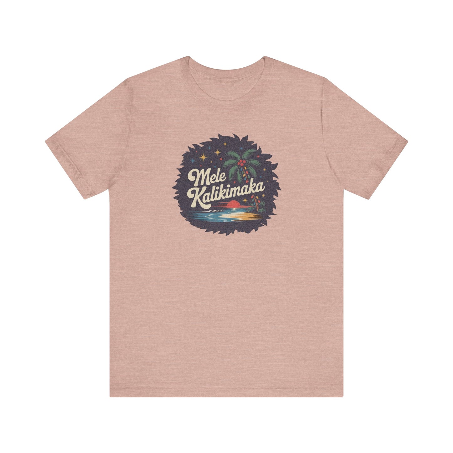 Mele Kalikimaka — Retro Hawaiian Christmas Tee (Light)