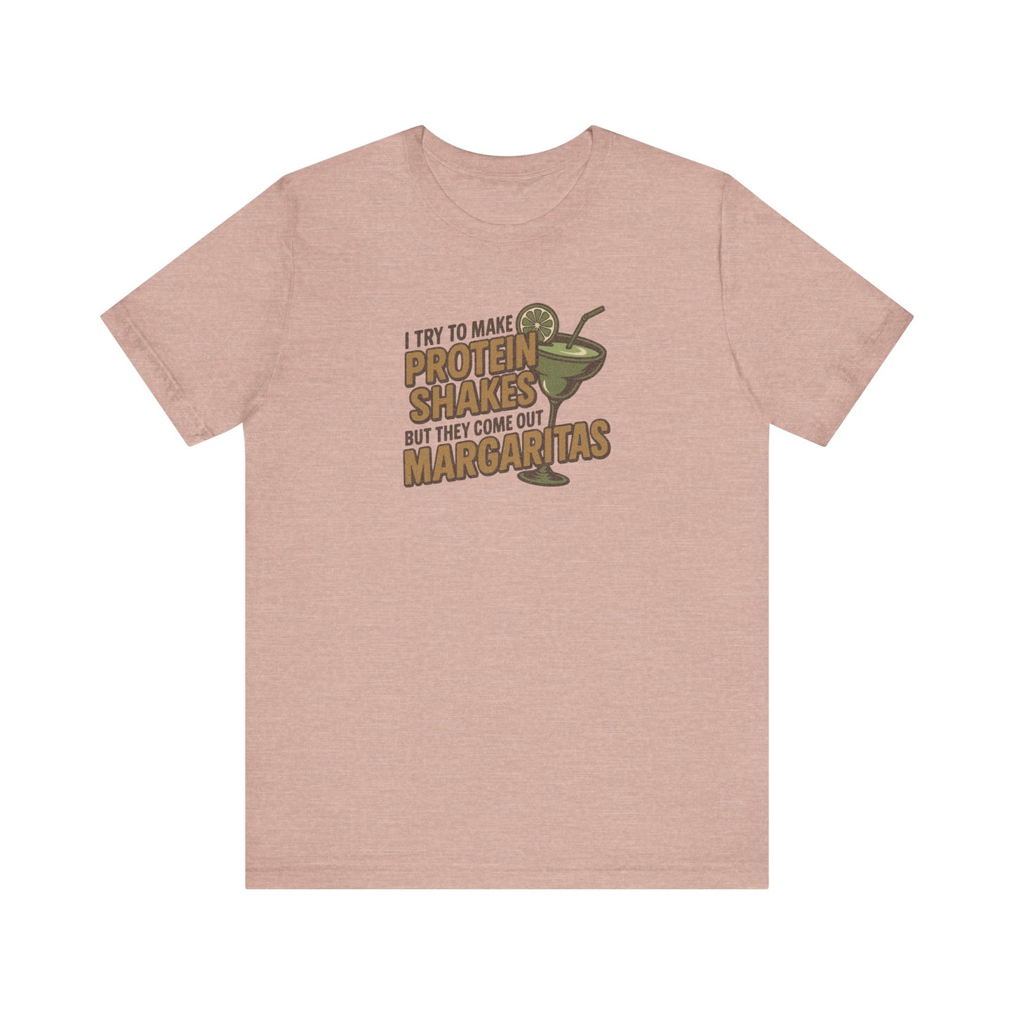 Protein Shakes (Oops, All Margaritas) — Retro Tee (Light)