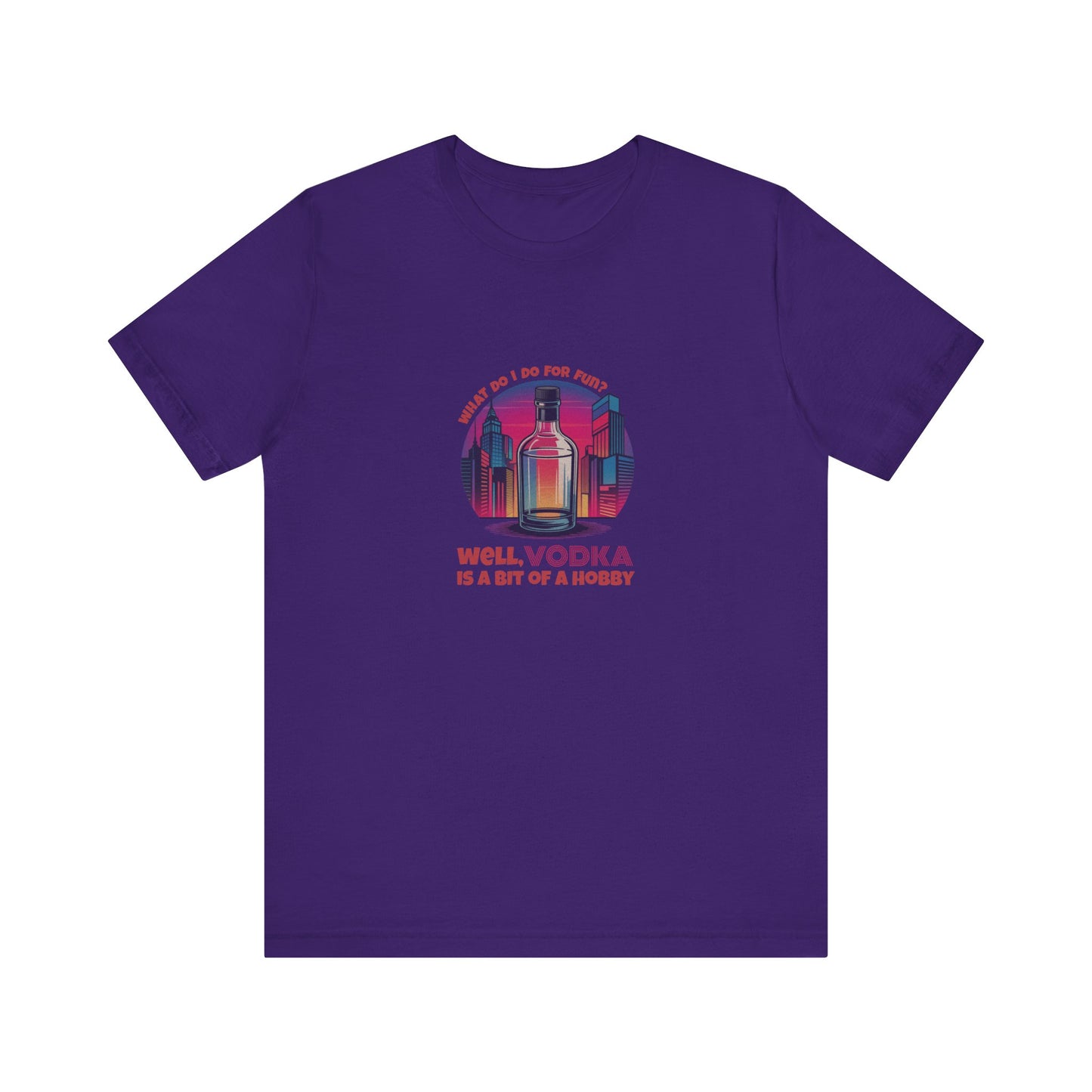 Vodka is a Bit of a Hobby — Retro Graphic Tee (Dark)