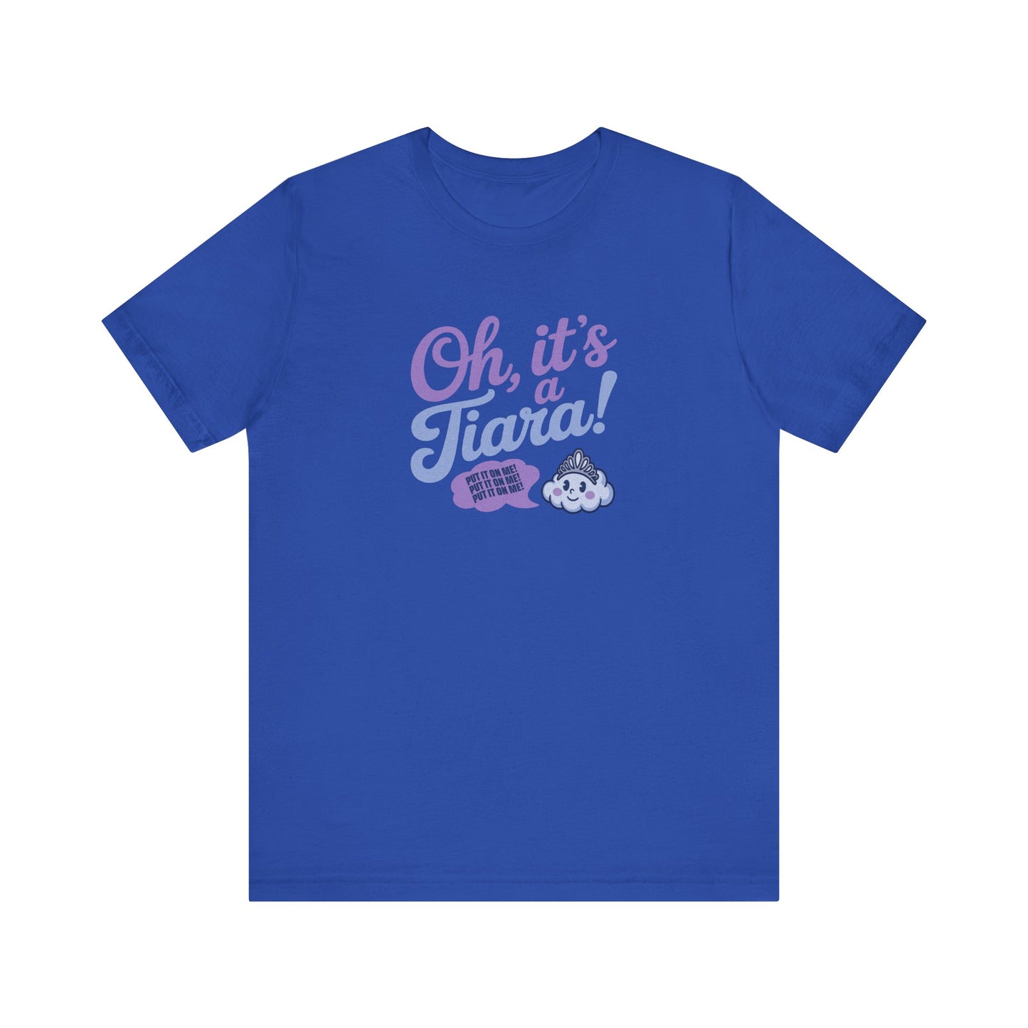 Oh, It’s a Tiara! (Put It On Me!) — Amy Farrah Fowler Retro Tee (Dark)