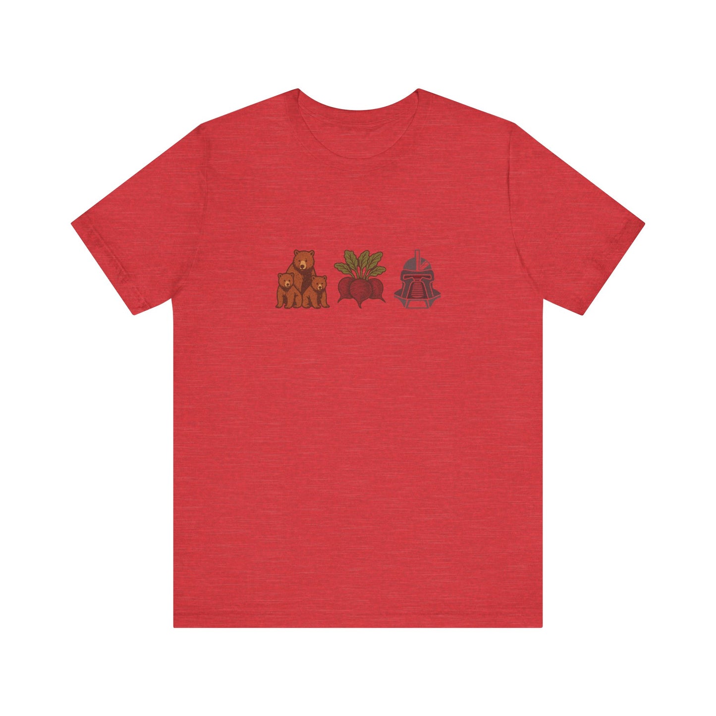 Bears, Beets, Battlestar (Icons) — Retro Tee (Light)