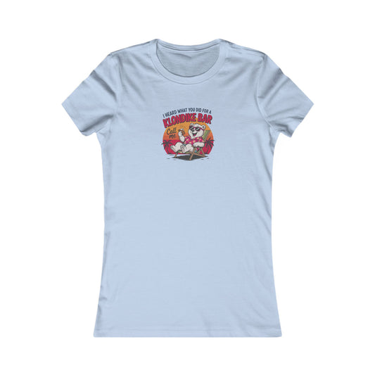 What You Did for a Klondike Bar — Retro Women's Tee (Light)