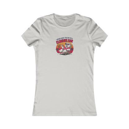 What You Did for a Klondike Bar — Retro Women's Tee (Light)