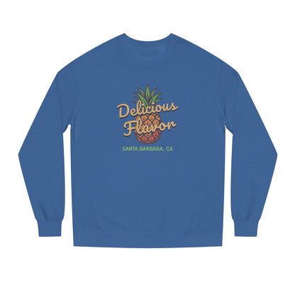 Delicious Flavor — Santa Barbara Pineapple Retro Sweatshirt (Dark)