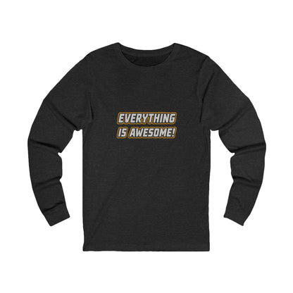 Everything is Awesome! — The LEGO Movie-Inspired Retro Long Sleeve (Dark)