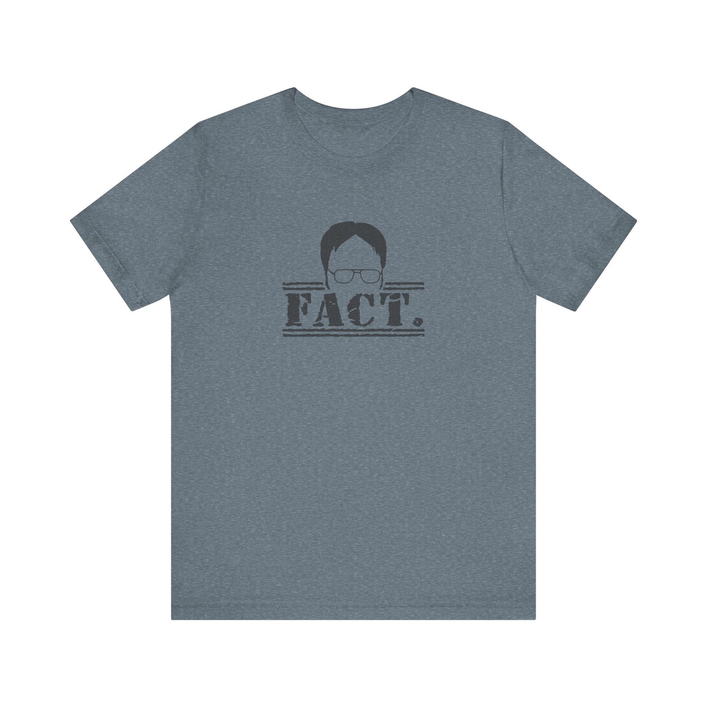 Dwight Schrute FACT. — The Office-Inspired Retro Tee (Light)