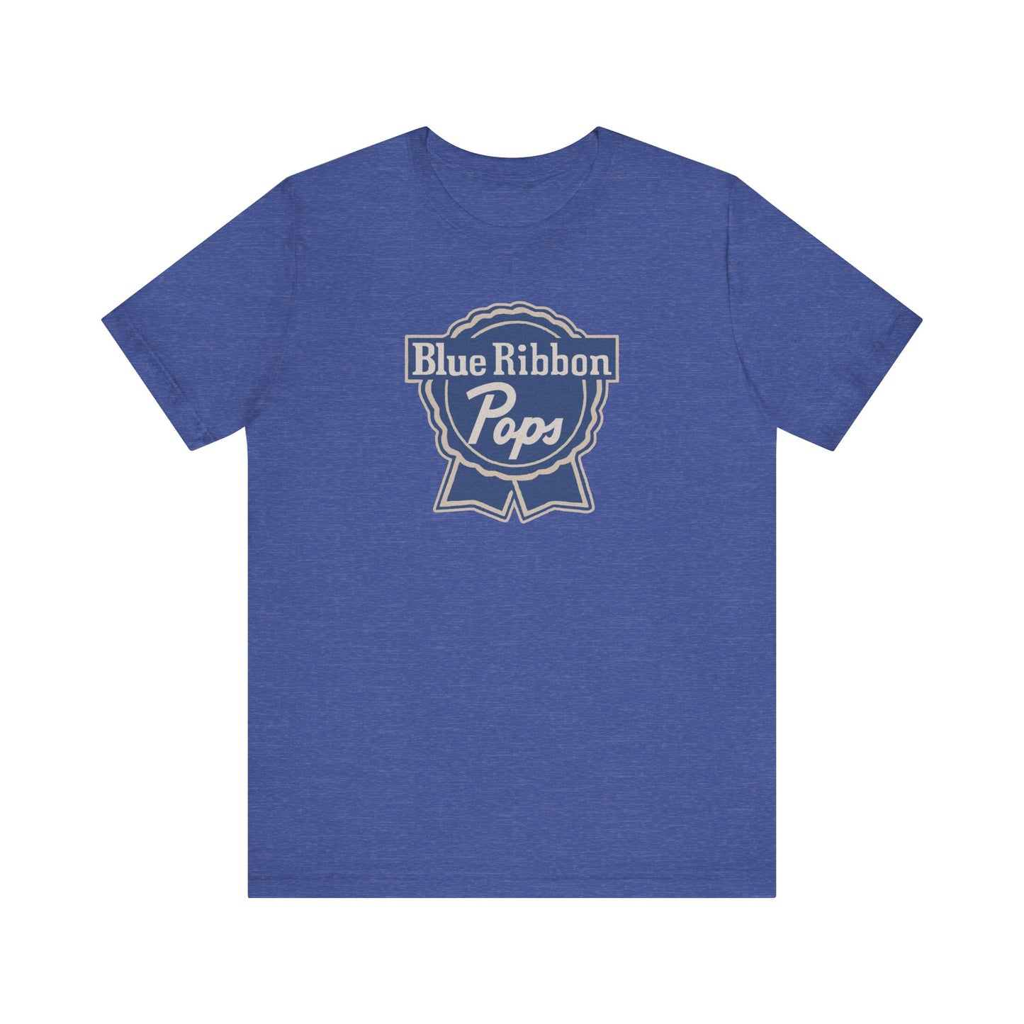 Blue Ribbon Pops Shirt — Funny Dad Gift, Retro Beer Dad Tee