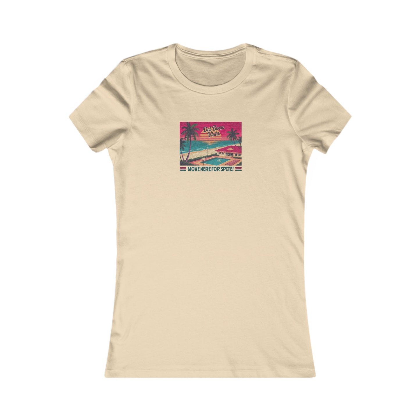 Del Boca Vista (Move Here For Spite!) — Seinfeld Women's Tee (Light)