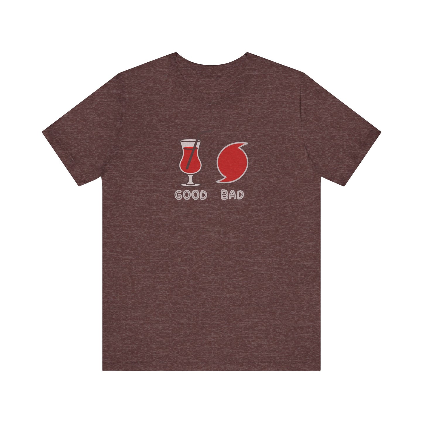 Good Hurricane, Bad Hurricane – Tropical Retro Tee (Dark)
