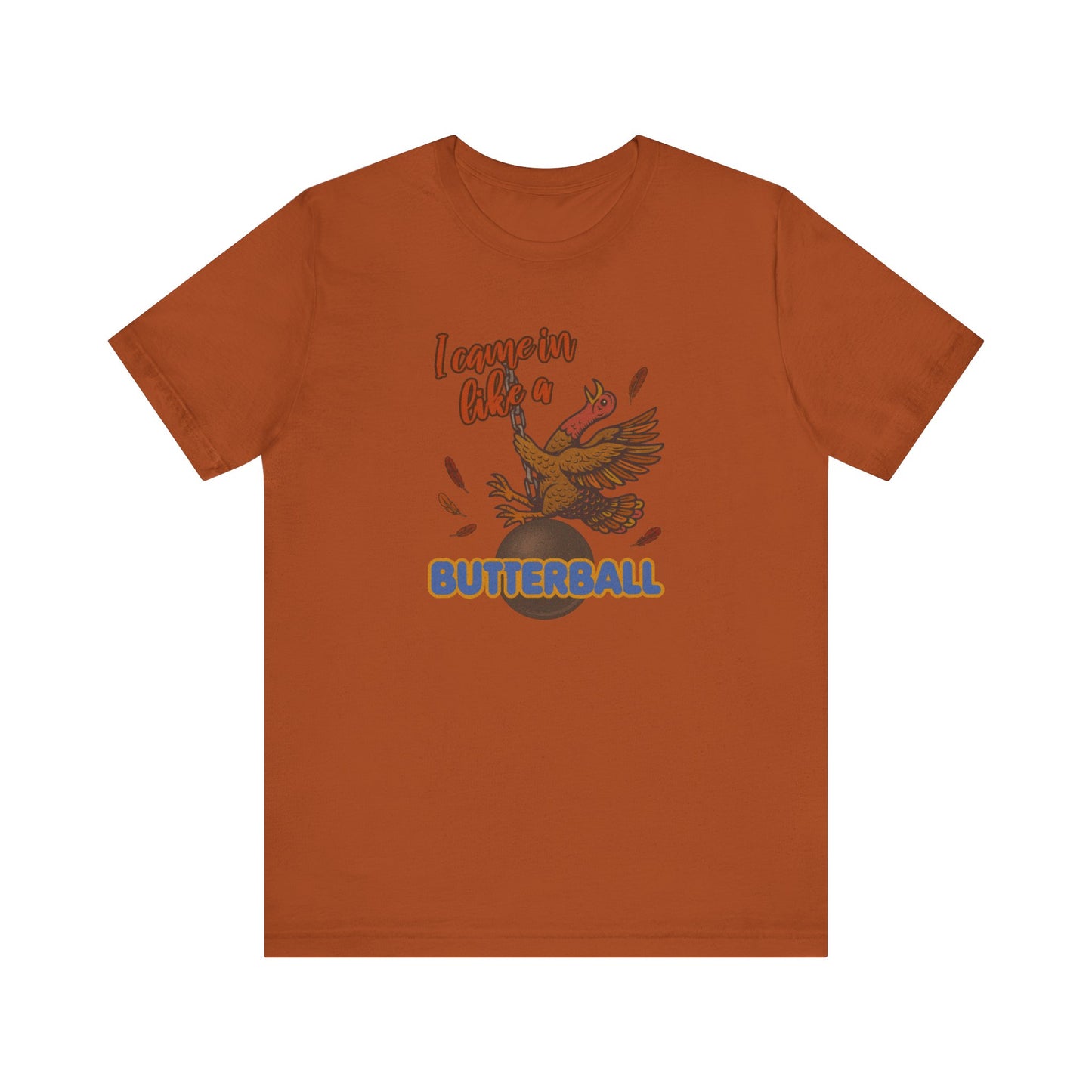Like a Butterball — Miley Cyrus Thanksgiving Parody Retro Tee (Light)