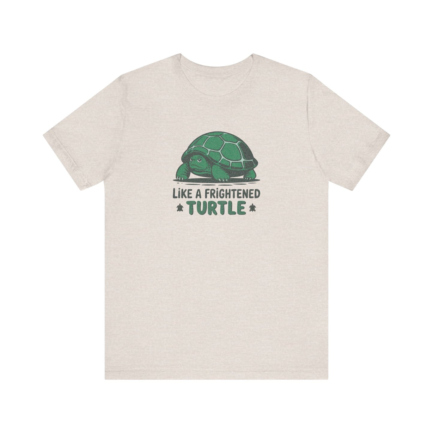 Like a Frightened Turtle — George Costanza Shrinkage Retro Tee (Light)
