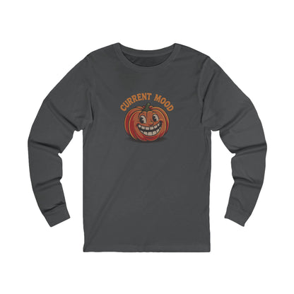 Current Mood (Toothy Jack) — Retro Halloween Long Sleeve (Dark)