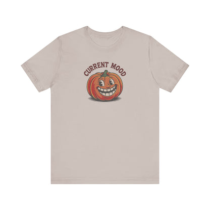 Current Mood (Toothy Jack) — Retro Halloween Tee (Light)