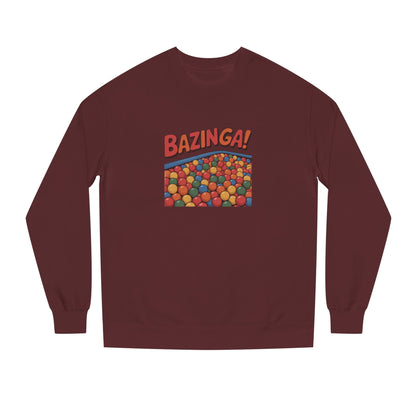 Bazinga! Ball Pit — Big Bang Theory Retro Sweatshirt (Dark)