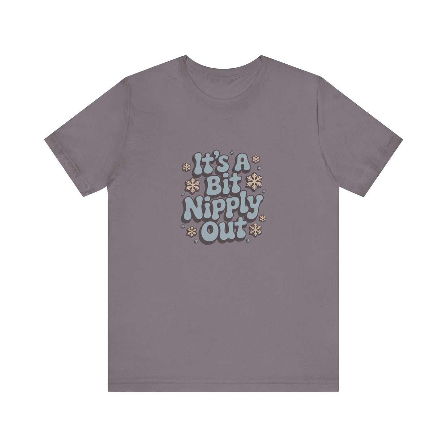 It's a Bit Nipply Out — Christmas Vacation Retro Tee (Dark)