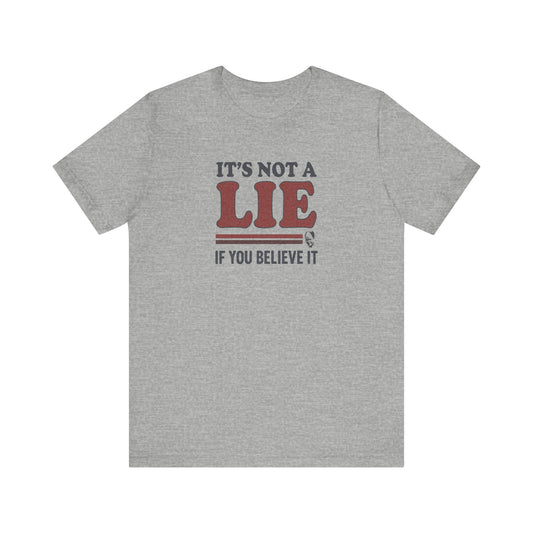 It’s Not a Lie, If You Believe It — George Costanza Retro Tee (Light)